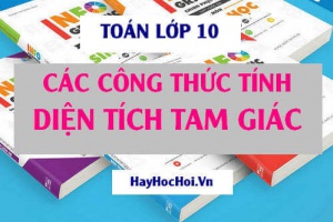 Các công thức tính Diện tích Tam giác cần nhớ (cực quan trọng) - Toán lớp 10